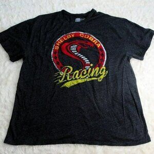 Black Shelby Cobra Racing T-Shirt X-Large EUC